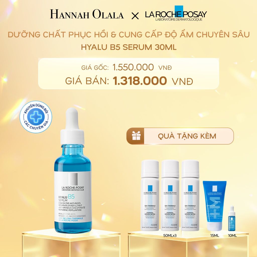  C14_DEAL 8: DƯỠNG CHẤT PHỤC HỒI & CUNG CẤP ĐỘ ẨM CHUYÊN SÂU HYALU B5 SERUM 30ML 