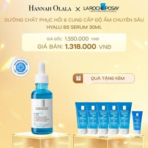  C14_DEAL 8: DƯỠNG CHẤT PHỤC HỒI & CUNG CẤP ĐỘ ẨM CHUYÊN SÂU HYALU B5 SERUM 30ML 