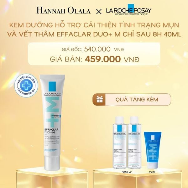  C12_DEAL 6: KEM DƯỠNG HỖ TRỢ CẢI THIỆN TÌNH TRẠNG MỤN VÀ VẾT THÂM EFFACLAR DUO+ M CHỈ SAU 8H 40ML 