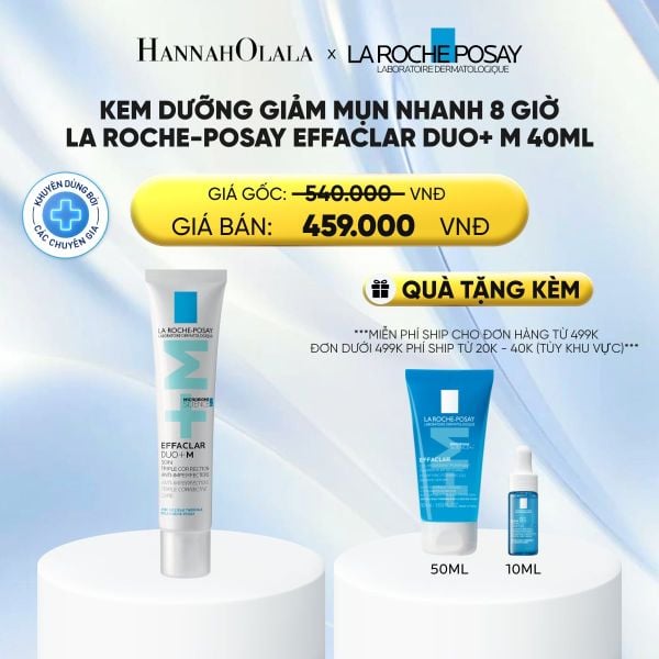 KEM DƯỠNG HỖ TRỢ CẢI THIỆN TÌNH TRẠNG MỤN VÀ VẾT THÂM EFFACLAR DUO+ M CHỈ SAU 8H 40ML - DEAL 5: 