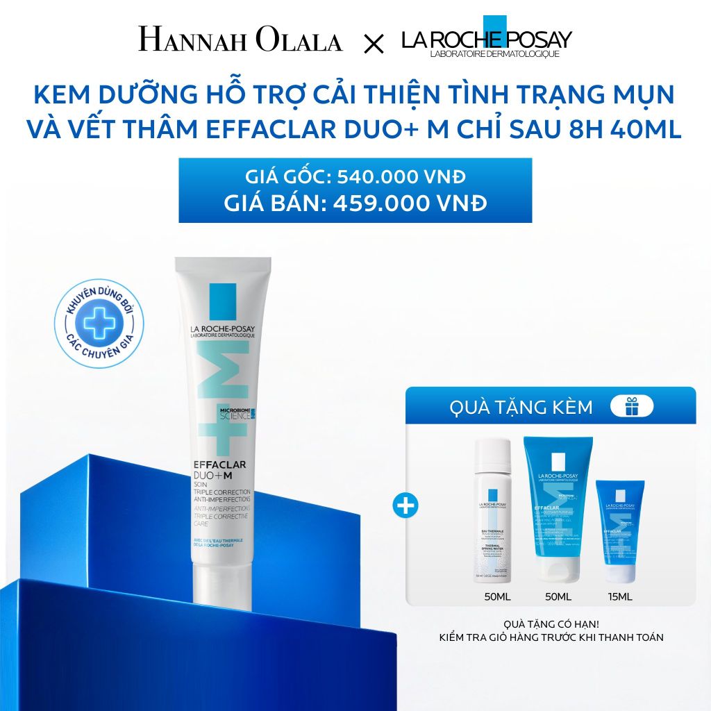  C13_DEAL 6: KEM DƯỠNG HỖ TRỢ CẢI THIỆN TÌNH TRẠNG MỤN VÀ VẾT THÂM EFFACLAR DUO+ M CHỈ SAU 8H 40ML 