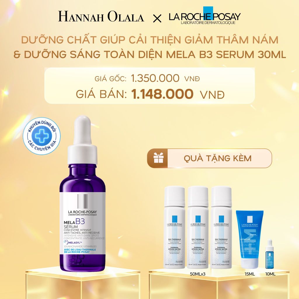  C15_DEAL 9: DƯỠNG CHẤT GIÚP CẢI THIỆN GIẢM THÂM NÁM & DƯỠNG SÁNG TOÀN DIỆN MELA B3 SERUM 30ML 