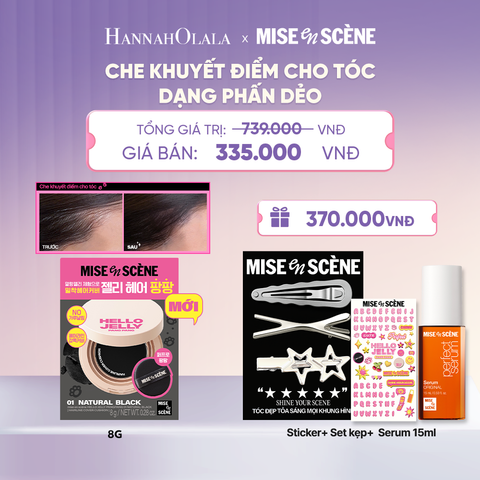  MỚI - PHẤN DẺO CHE KHUYẾT ĐIỂM CHO TÓC MISE EN SCÈNE HELLO JELLY PANGPANG CHE PHỦ PHẦN CHÂN TÓC THƯA TÓC BỊ HÓI 8G - H009 