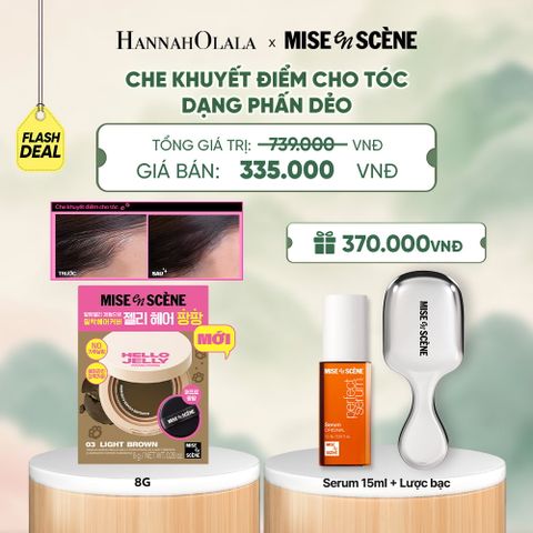  MỚI - PHẤN DẺO CHE KHUYẾT ĐIỂM CHO TÓC MISE EN SCÈNE HELLO JELLY PANGPANG CHE PHỦ PHẦN CHÂN TÓC THƯA TÓC BỊ HÓI 8G - A1676 