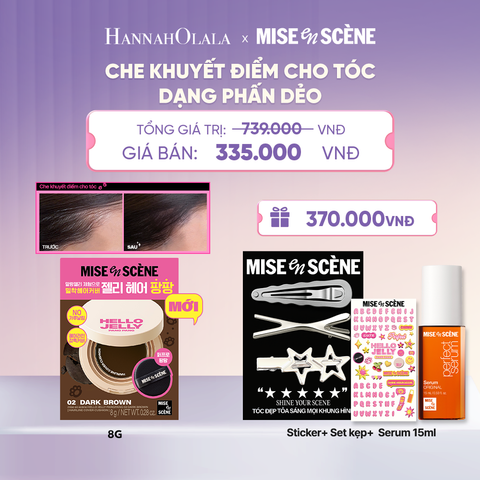  MỚI - PHẤN DẺO CHE KHUYẾT ĐIỂM CHO TÓC MISE EN SCÈNE HELLO JELLY PANGPANG CHE PHỦ PHẦN CHÂN TÓC THƯA TÓC BỊ HÓI 8G - H009 