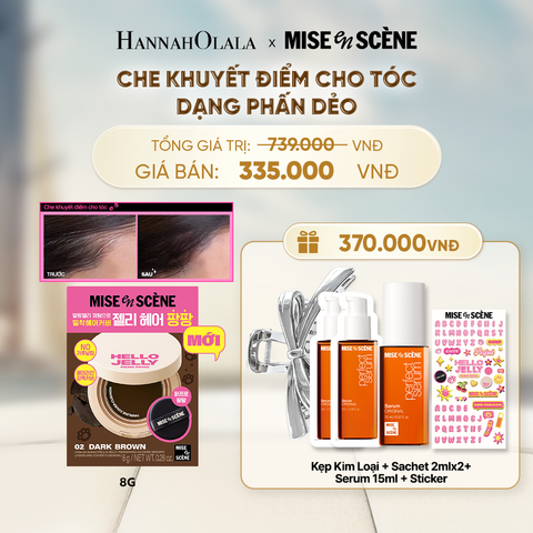  MỚI - PHẤN DẺO CHE KHUYẾT ĐIỂM CHO TÓC MISE EN SCÈNE HELLO JELLY PANGPANG CHE PHỦ PHẦN CHÂN TÓC THƯA TÓC BỊ HÓI 8G - A2010 
