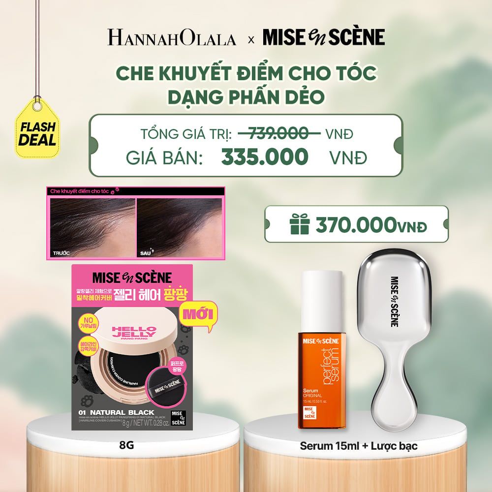  MỚI - PHẤN DẺO CHE KHUYẾT ĐIỂM CHO TÓC MISE EN SCÈNE HELLO JELLY PANGPANG CHE PHỦ PHẦN CHÂN TÓC THƯA TÓC BỊ HÓI 8G - A1676 