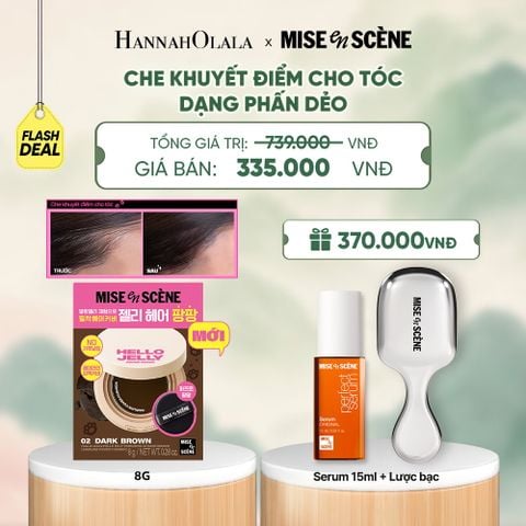  MỚI - PHẤN DẺO CHE KHUYẾT ĐIỂM CHO TÓC MISE EN SCÈNE HELLO JELLY PANGPANG CHE PHỦ PHẦN CHÂN TÓC THƯA TÓC BỊ HÓI 8G - A1676 