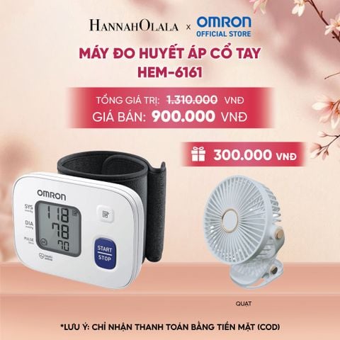  MÁY ĐO HUYẾT ÁP CỔ TAY OMRON HEM-6161 - A1106 