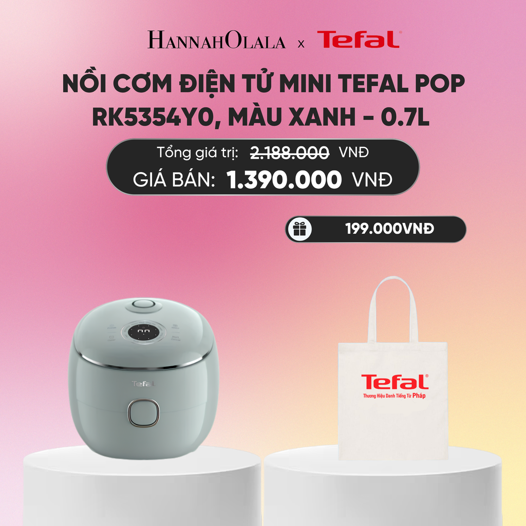  NỒI CƠM ĐIỆN TỬ MINI TEFAL POP - 0.7L_A386 