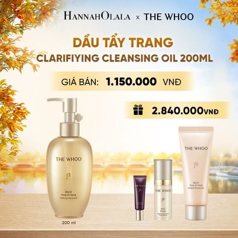  DẦU TẨY TRANG THE WHOO GONG JIN HYANG CLARIFIYING CLEANSING OIL 200ML - E2145 