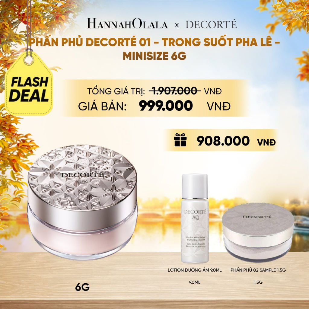 [FLASH DEAL] PHẤN PHỦ DECORTÉ MINISIZE - E1084 