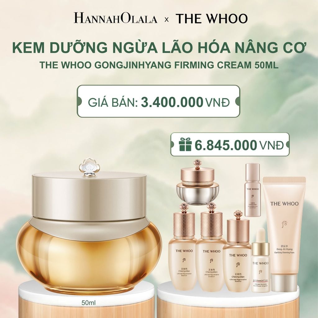  KEM DƯỠNG NGỪA LÃO HÓA NÂNG CƠ THE WHOO FIRMING CREAM 50ML - A1099 