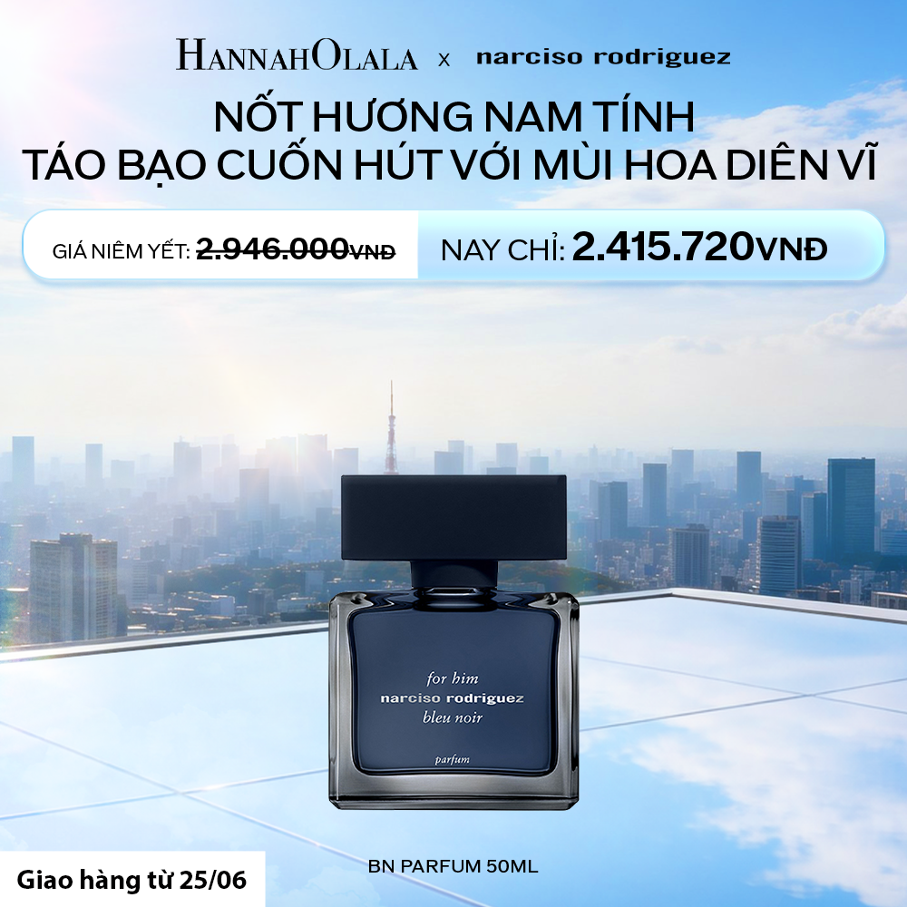  NƯỚC HOA NAM NARCISO RODRIGUEZ FOR HIM BLEU NOIR PARFUM 50ML - DEAL 14.1 