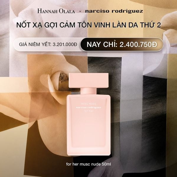  DEAL 8.1: NƯỚC HOA NỮ NARCISO RODRIGUEZ MUSC NUDE EDP 50ML 