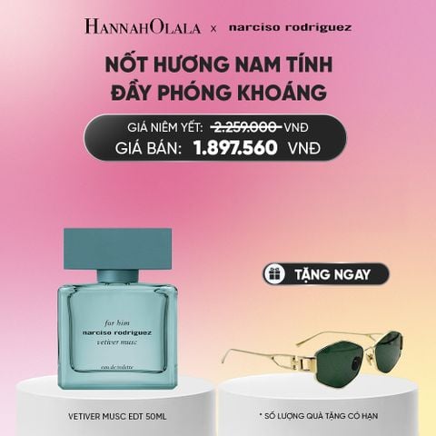  NƯỚC HOA NAM NARCISO RODRIGUEZ FOR HIM VETIVER MUSC 50ML - DEAL 18.1_A947 