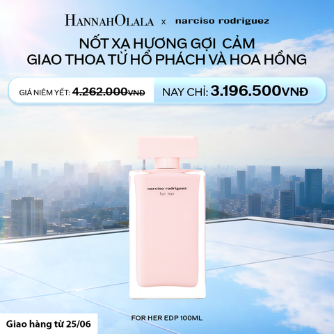  NƯỚC HOA NỮ NARCISO RODRIGUEZ FOR HER EAU DE PARFUM 100ML - DEAL 2.1 