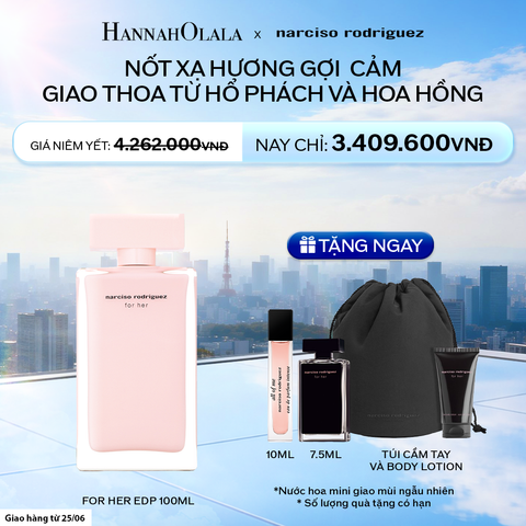  NƯỚC HOA NỮ NARCISO RODRIGUEZ FOR HER EAU DE PARFUM 100ML - DEAL 2 - G16 