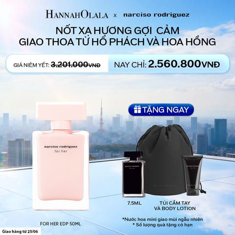  NƯỚC HOA NỮ NARCISO RODRIGUEZ FOR HER EAU DE PARFUM 50ML - DEAL 1 