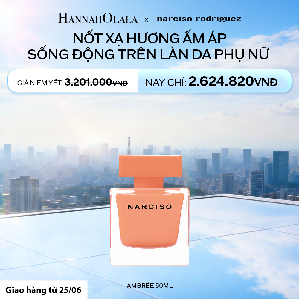  NƯỚC HOA NỮ NARCISO RODRIGUEZ NARCISO EAU DE PARFUM AMBRÉE 50ML - DEAL 12.1 