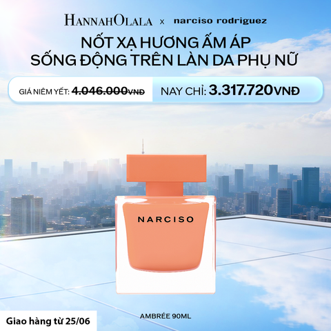  NƯỚC HOA NỮ NARCISO RODRIGUEZ NARCISO EAU DE PARFUM AMBRÉE 90ML - DEAL 13.1 