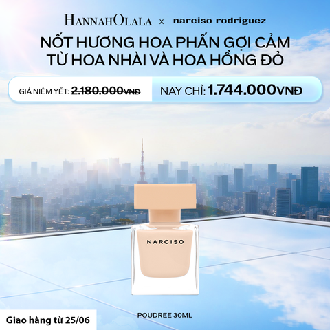  NƯỚC HOA NARCISO RODRIGUEZ NARCISO EAU DE PARFUM POUDREE 30ML - DEAL 8.1 