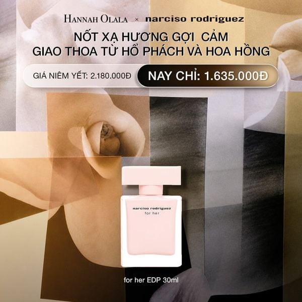  DEAL 1.1: NƯỚC HOA NỮ NARCISO RODRIGUEZ FOR HER EAU DE PARFUM 30ML 