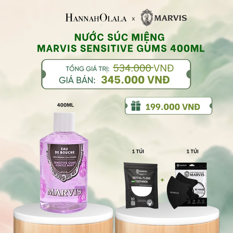  NƯỚC SÚC MIỆNG MARVIS MOUTHWASH 400ML - DEAL 1 - A980 
