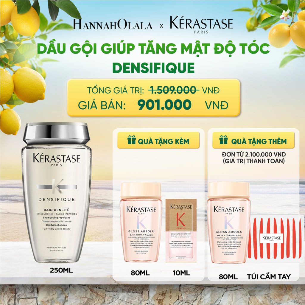  DẦU GỘI KÉRASTASE GIÚP TĂNG MẬT ĐỘ TÓC DÀNH CHO NỮ BAIN DENSITE 250ML - DEAL 06 - A468 