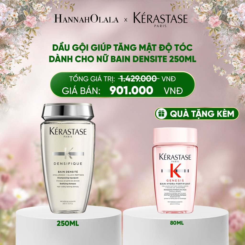  DEAL 7: DẦU GỘI KÉRASTASE GIÚP TĂNG MẬT ĐỘ TÁC DÀNH CHO NỮ BAIN DENSITE 250ML 