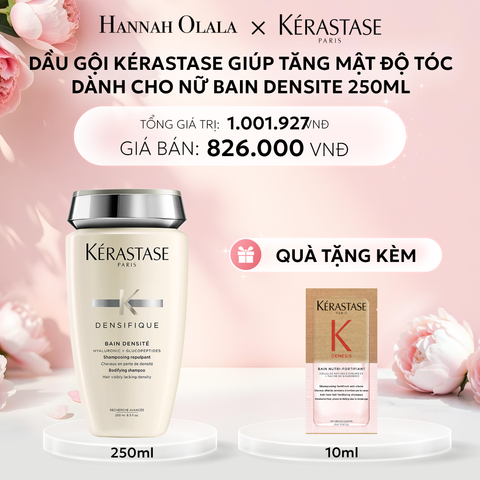  E1069: DEAL 10: DẦU GỘI KÉRASTASE GIÚP TĂNG MẬT ĐỘ TÁC DÀNH CHO NỮ BAIN DENSITE 250ML 