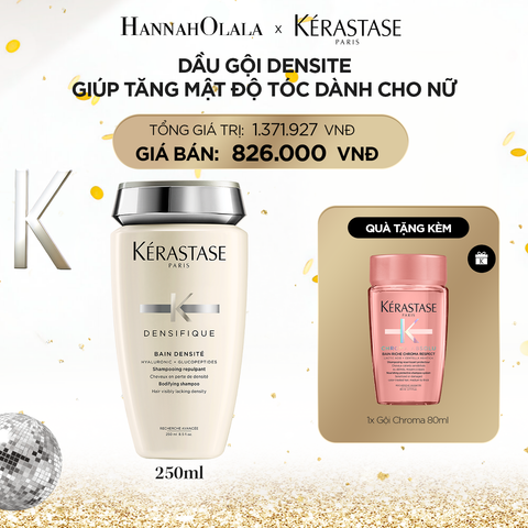  DEAL 7: DẦU GỘI KÉRASTASE GIÚP TĂNG MẬT ĐỘ TÓC DÀNH CHO NỮ BAIN DENSITE 250ML 