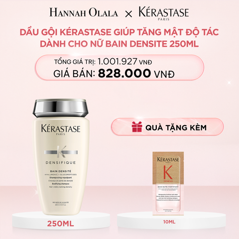  E819_DEAL 9: DẦU GỘI KÉRASTASE GIÚP TĂNG MẬT ĐỘ TÁC DÀNH CHO NỮ BAIN DENSITE 250ML 