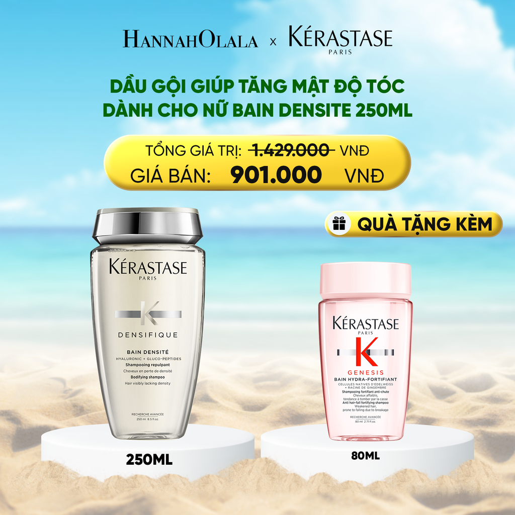  DEAL 7: DẦU GỘI KÉRASTASE GIÚP TĂNG MẬT ĐỘ TÁC DÀNH CHO NỮ BAIN DENSITE 250ML 