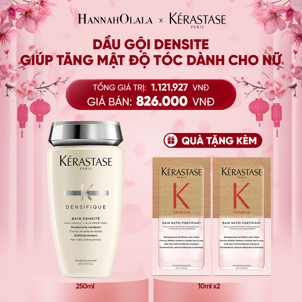  DEAL 7: DẦU GỘI KÉRASTASE GIÚP TĂNG MẬT ĐỘ TÁC DÀNH CHO NỮ BAIN DENSITE 250ML 