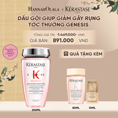  DẦU GỘI BAIN HYDRA-FORTIFIANT GENESIS 250ML - A254 
