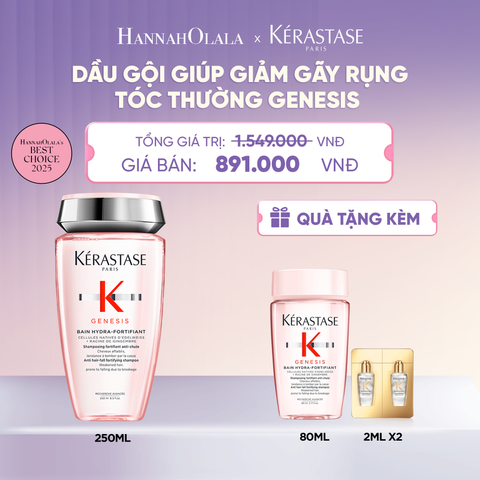  DẦU GỘI BAIN HYDRA-FORTIFIANT GENESIS 250ML  - L003 