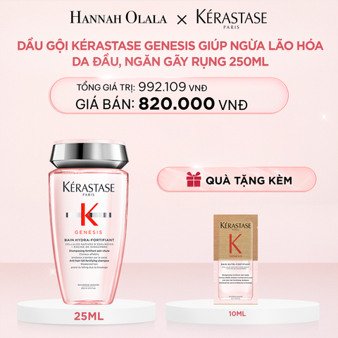  E817_DEAL 7: DẦU GỘI BAIN HYDRA-FORTIFIANT GENESIS 250ML 