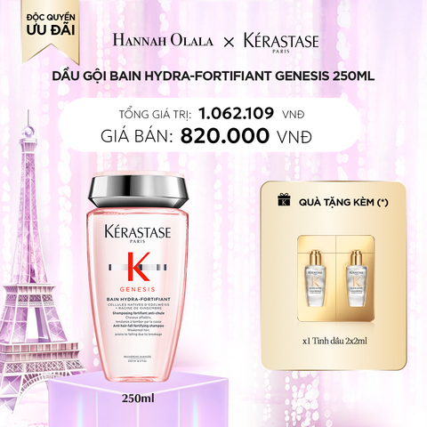  DEAL 8: DẦU GỘI BAIN HYDRA-FORTIFIANT GENESIS 250ML 