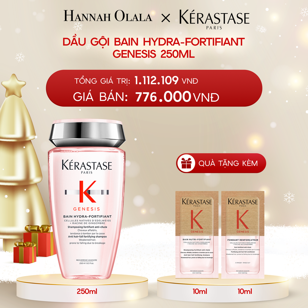  DEAL 6: [FLASH DEAL] DẦU GỘI BAIN HYDRA-FORTIFIANT GENESIS 250ML 