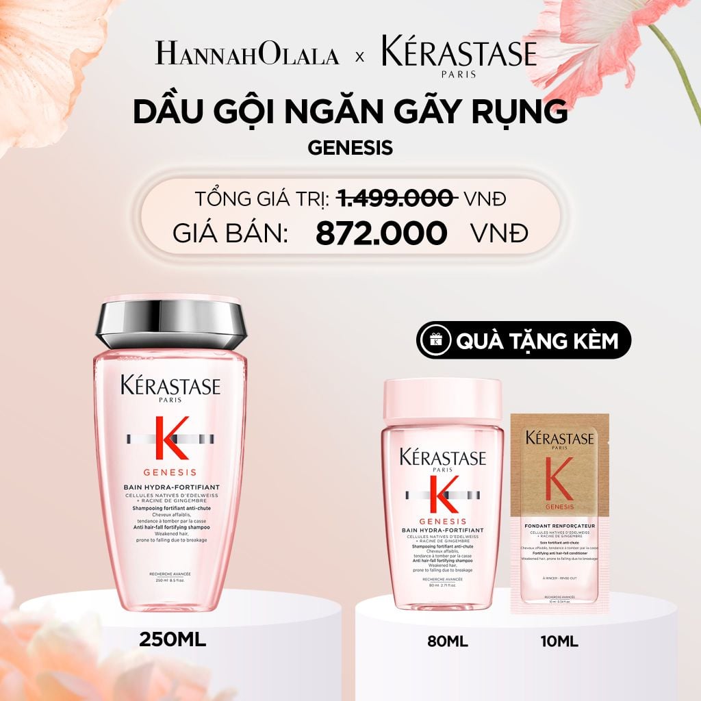  DEAL 5: DẦU GỘI BAIN HYDRA-FORTIFIANT GENESIS 250ML 