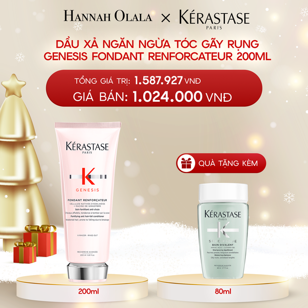  A3_DEAL 9: DẦU XẢ NGĂN NGỪA TÓC GÃY RỤNG KÉ RASTASE GENESIS FONDANT RENFORCATEUR 200ML 