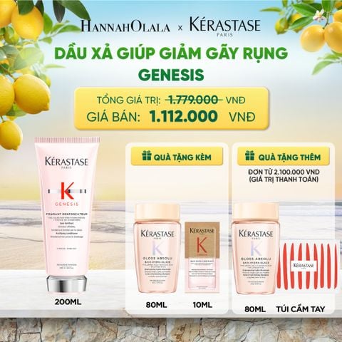  DẦU XẢ NGĂN NGỪA TÓC GÃY RỤNG KÉRASTASE GENESIS FONDANT RENFORCATEUR 200ML - DEAL 07 - A469 