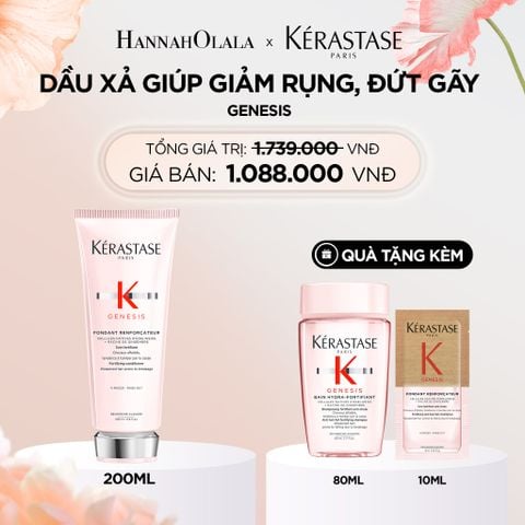  DEAL 4: DẦU XẢ NGĂN NGỪA TÓC GÃY RỤNG KÉ RASTASE GENESIS FONDANT RENFORCATEUR 200ML 