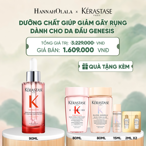  DƯỠNG CHẤT GIẢM RỤNG VÀ ĐỨT GÃY GENESIS 90ML - A386 