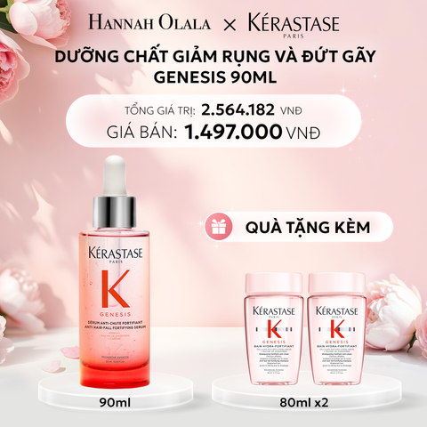  E1068: DEAL 1: DƯỠNG CHẤT GIẢM RỤNG VÀ ĐỨT GÃY GENESIS 90ML 