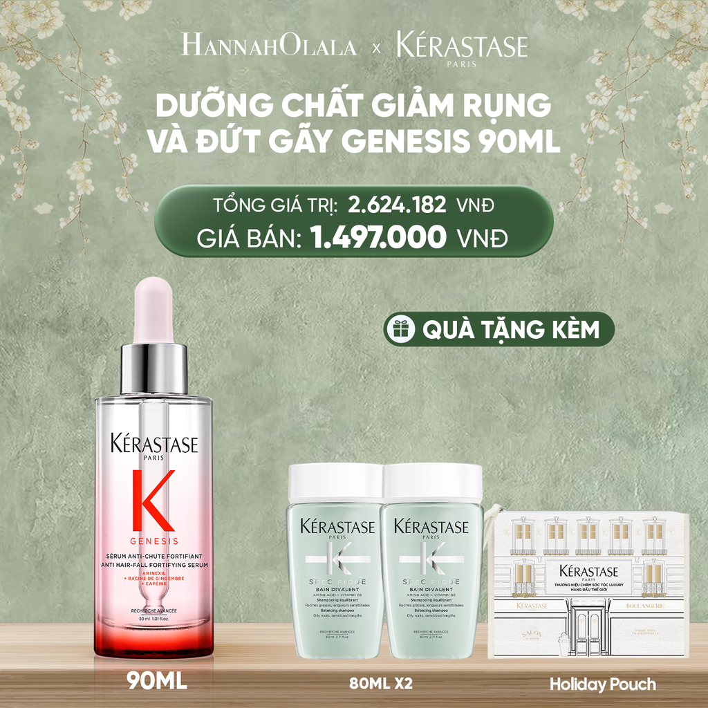  DEAL 1: DƯỠNG CHẤT GIẢM RỤNG VÀ ĐỨT GÃY GENESIS 90ML 