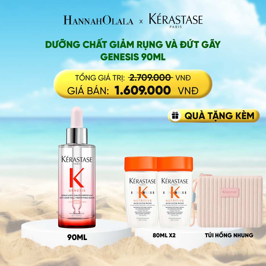  DEAL 1: DƯỠNG CHẤT GIẢM RỤNG VÀ ĐỨT GÃY GENESIS 90ML 