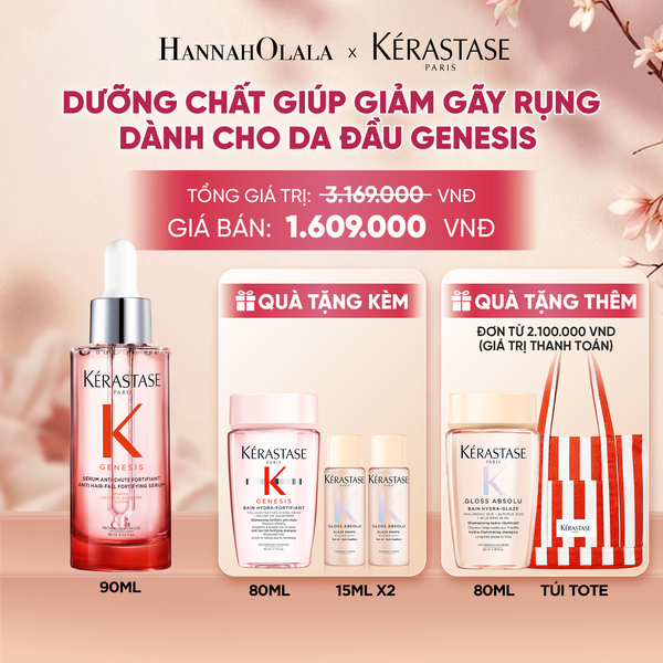  DƯỠNG CHẤT GIẢM RỤNG VÀ ĐỨT GÃY GENESIS 90ML - A762 