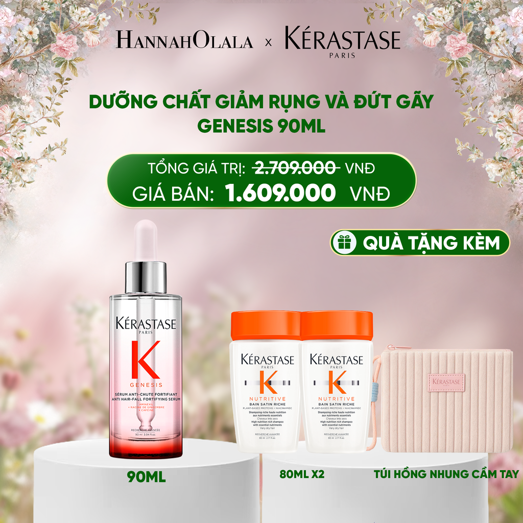  DEAL 1: DƯỠNG CHẤT GIẢM RỤNG VÀ ĐỨT GÃY GENESIS 90ML 